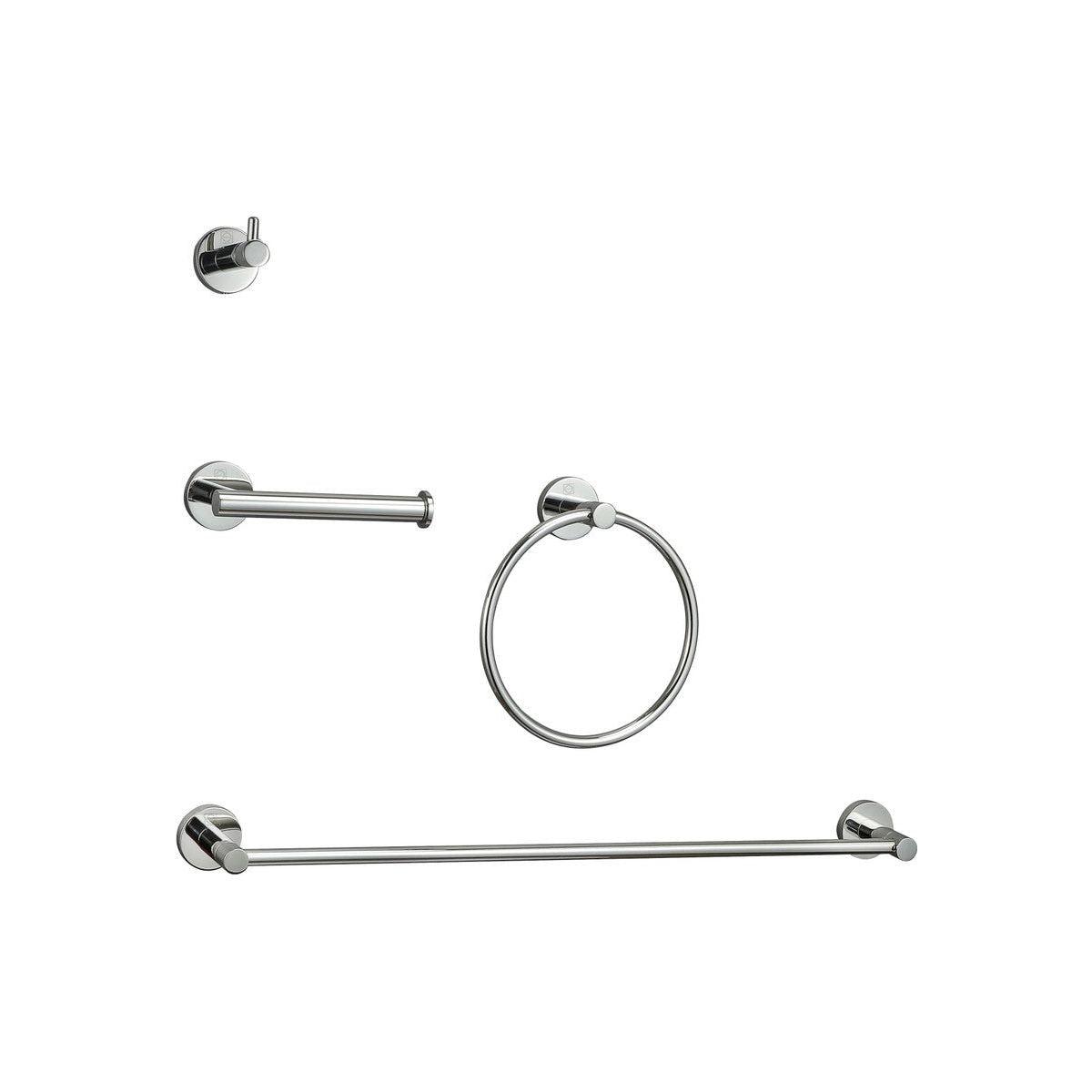 Elegant Lighting - Freya 4-Piece Bathroom Hardware Set - HWB-11S4PCH - Canada Light Shop