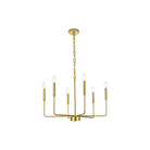 Elegant Lighting - Willa Pendant - LD740D26BRA - Canada Light Shop