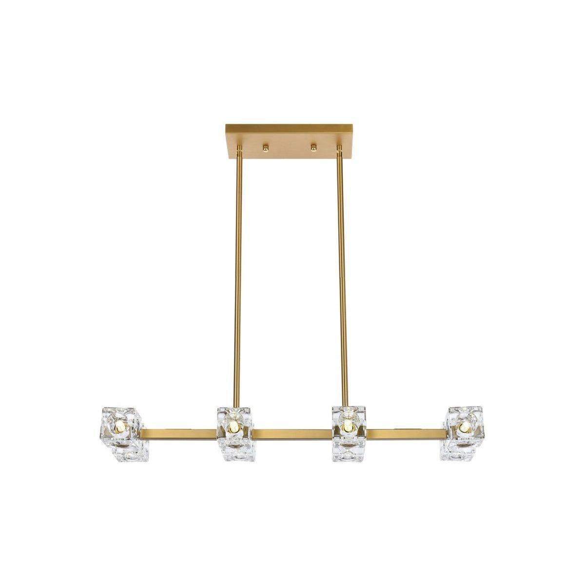 Elegant Lighting - Lyra Linear Pendant - LD920D30SG - Canada Light Shop