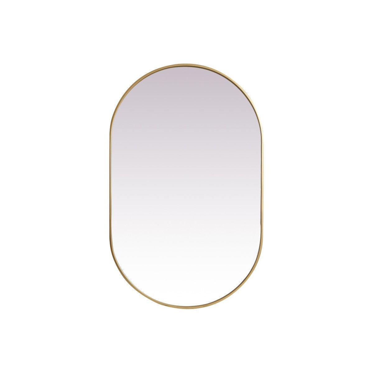 Elegant Lighting - Asha Mirror - MR2A3048BRS - Canada Light Shop