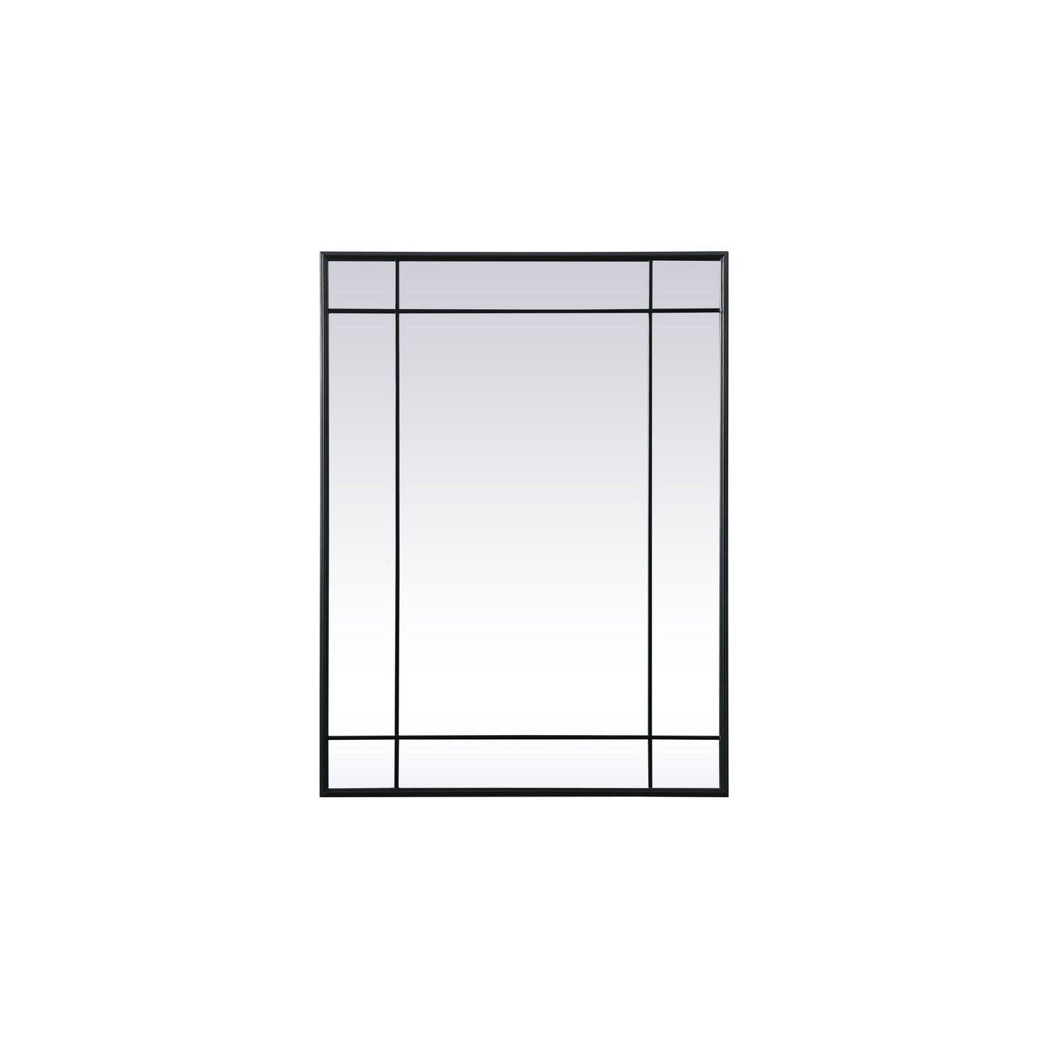 Elegant Lighting - Viola Mirror - MR3A3040BLK - Canada Light Shop