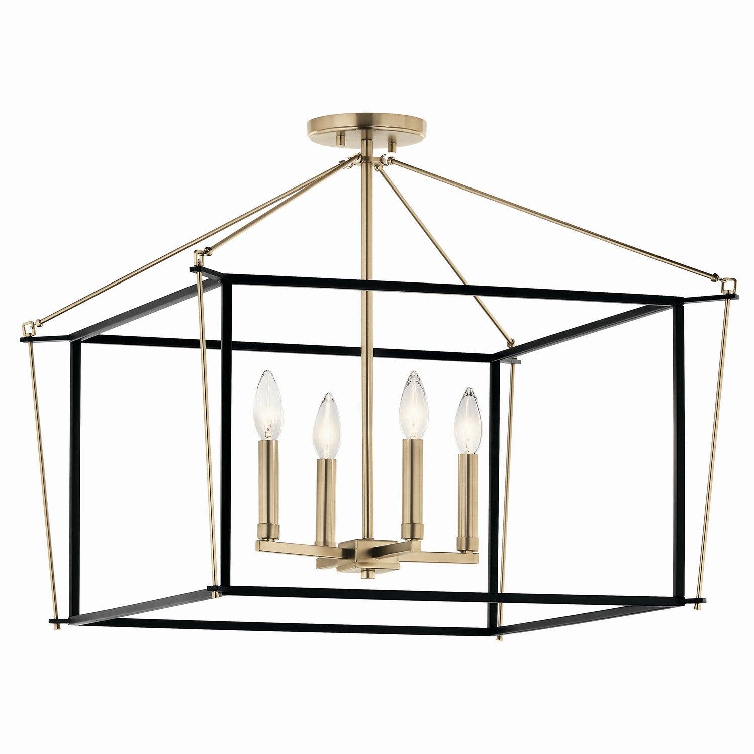 Kichler - Eisley Semi Flush Mount - 52632CPZ - Canada Light Shop