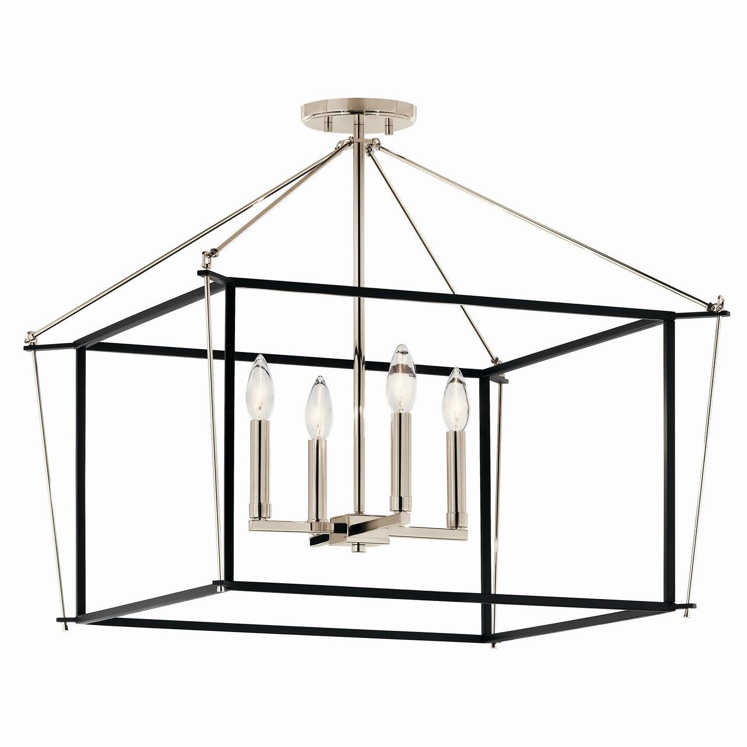 Kichler - Eisley Semi Flush Mount - 52632PN - Canada Light Shop