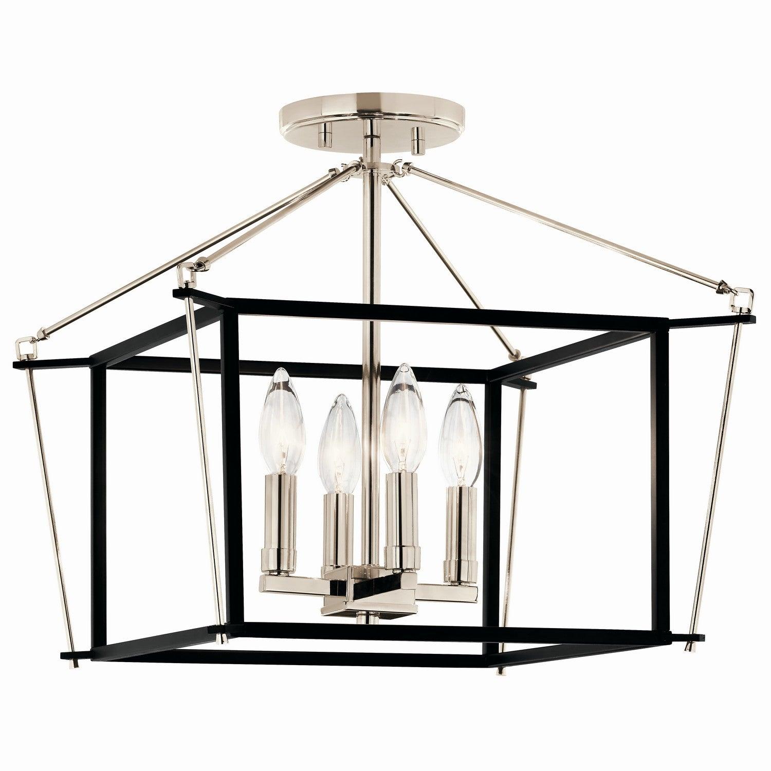 Kichler - Eisley Semi Flush Mount - 52633PN - Canada Light Shop