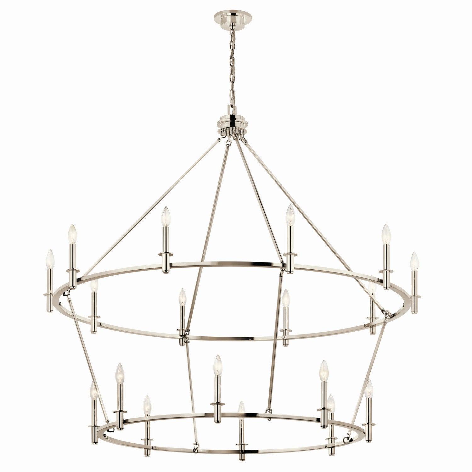 Kichler - Carrick 2 Tier Chandelier - 52708PN - Canada Light Shop