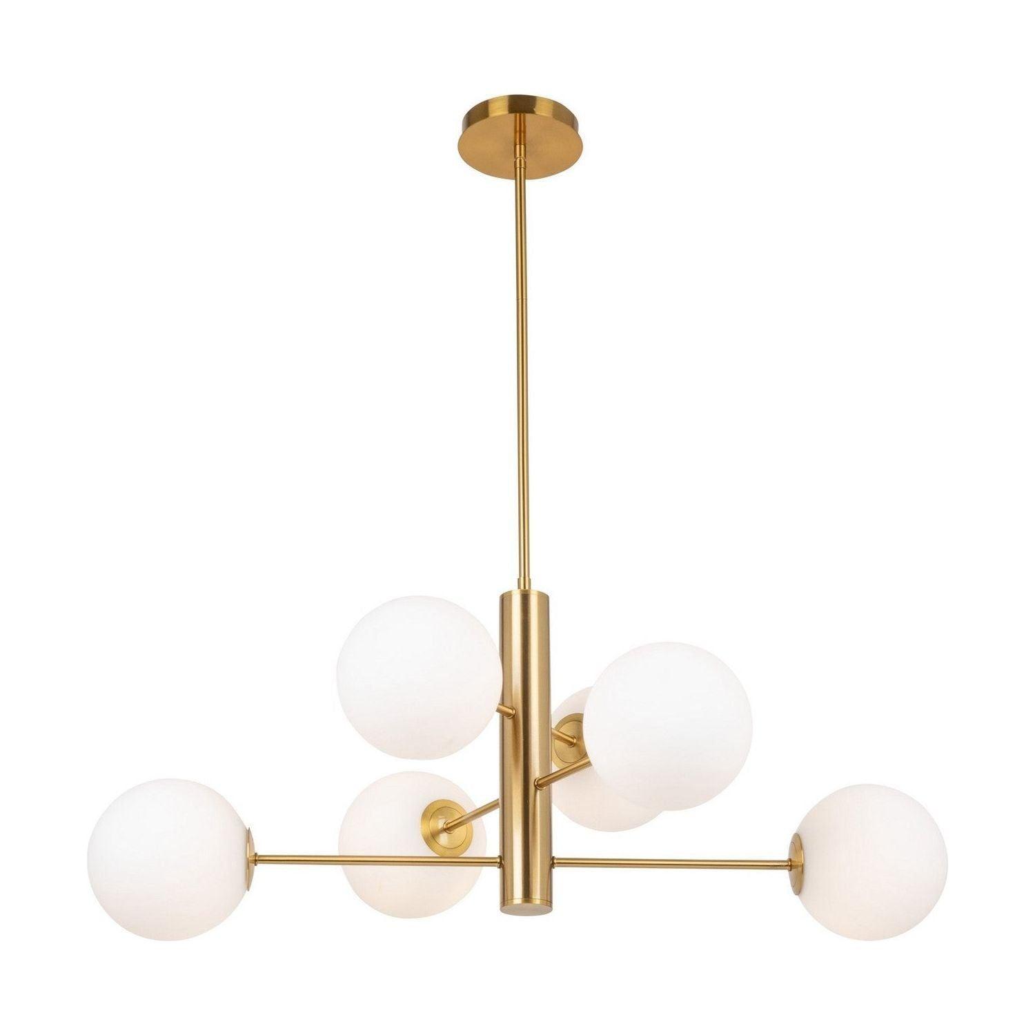 Artcraft Lighting - Aurelia Chandelier - AC11765BR - Canada Light Shop