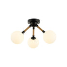 Artcraft Lighting - Capilano Semi-Flush Mount - AC11843BK - Canada Light Shop
