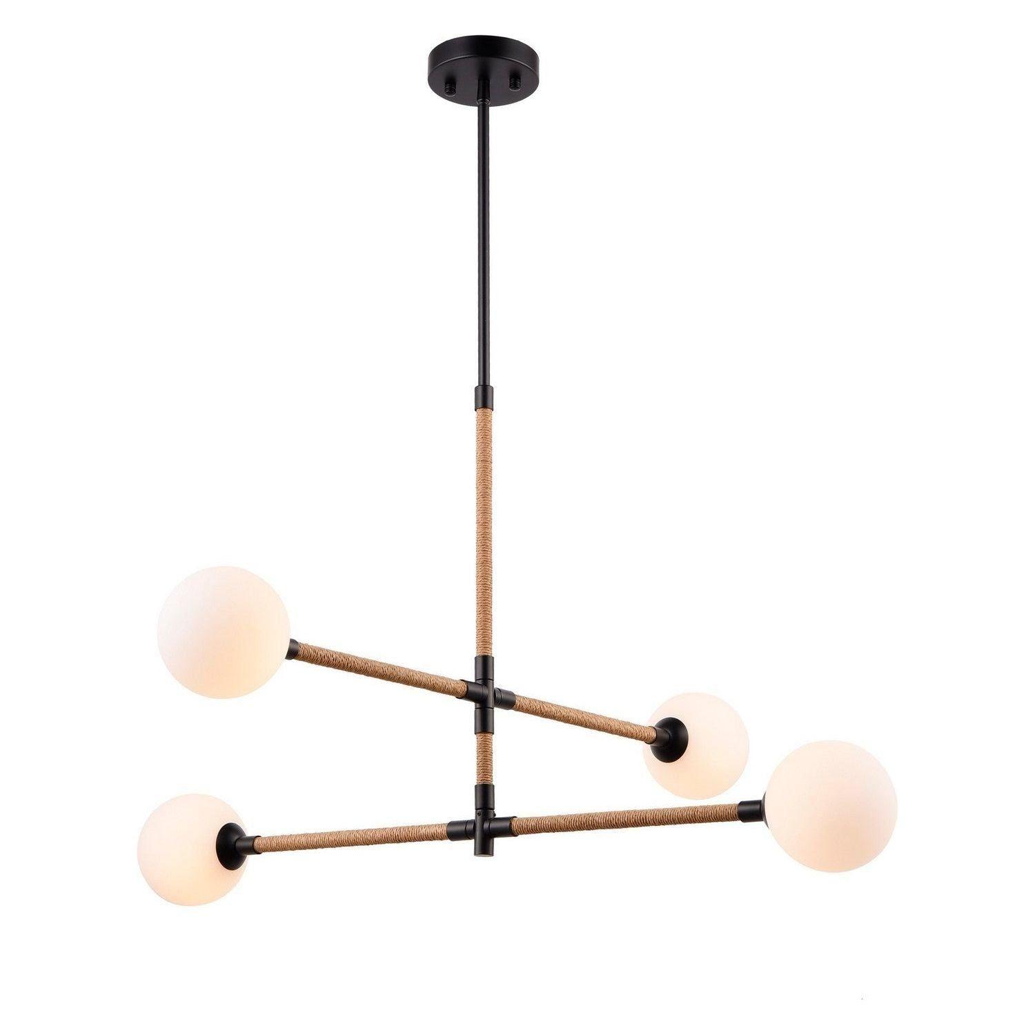 Artcraft Lighting - Capilano Chandelier - AC11844BK - Canada Light Shop