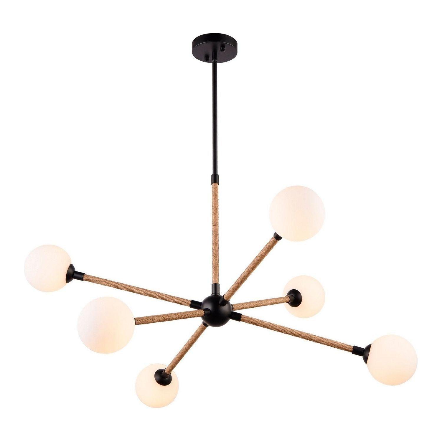 Artcraft Lighting - Capilano Chandelier - AC11846BK - Canada Light Shop