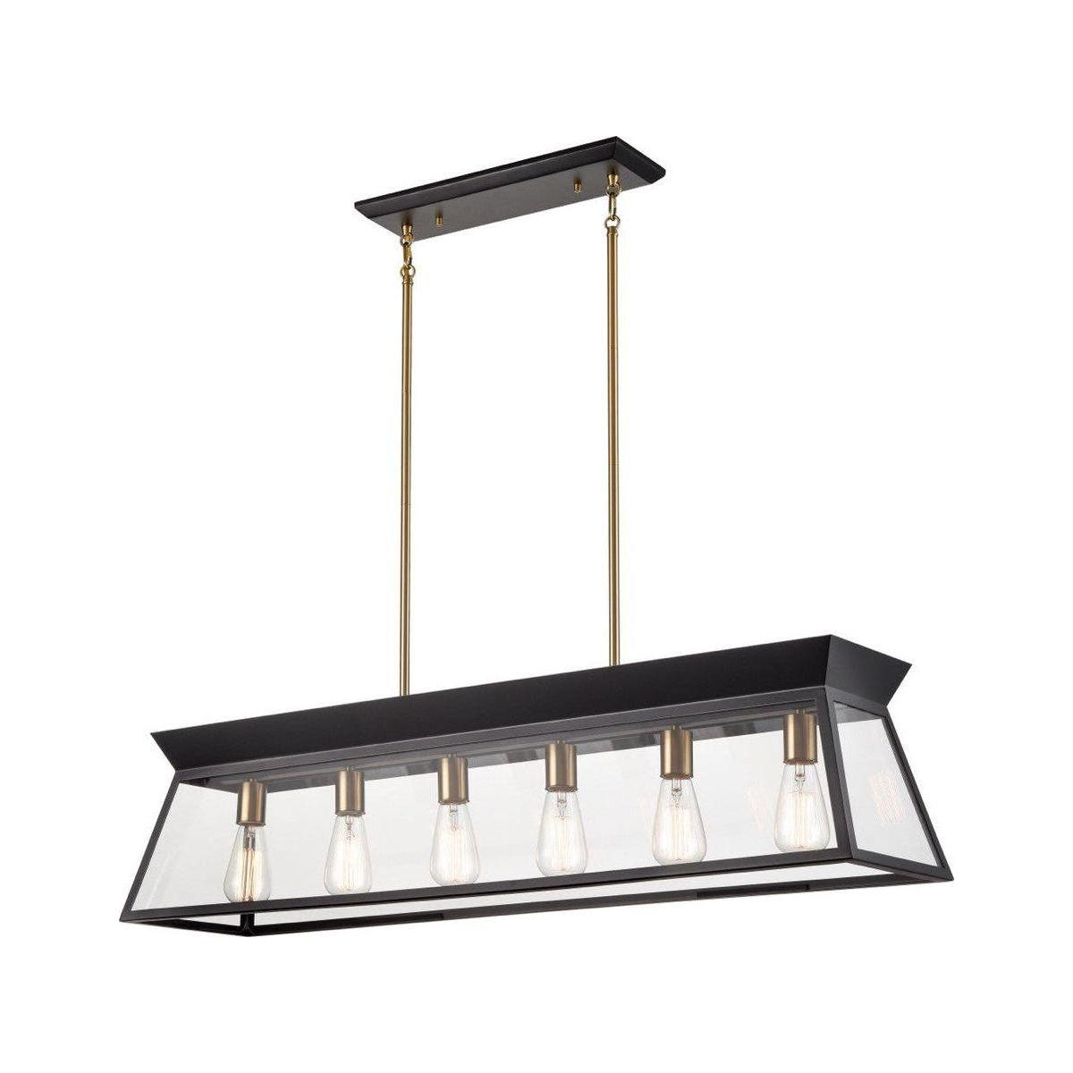 Artcraft Lighting - Lucian Island Chandelier - AC11854BK - Canada Light Shop