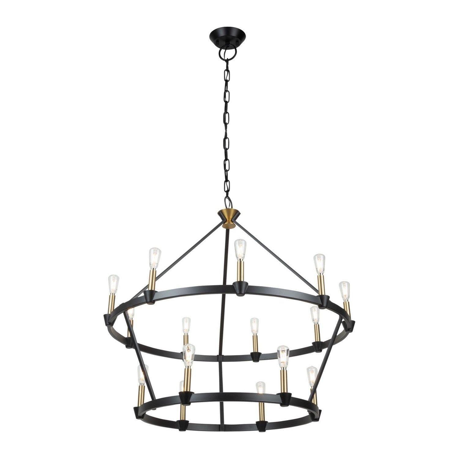 Artcraft Lighting - Notting Hill 2 Tier Chandelier - AC11985BB - Canada Light Shop