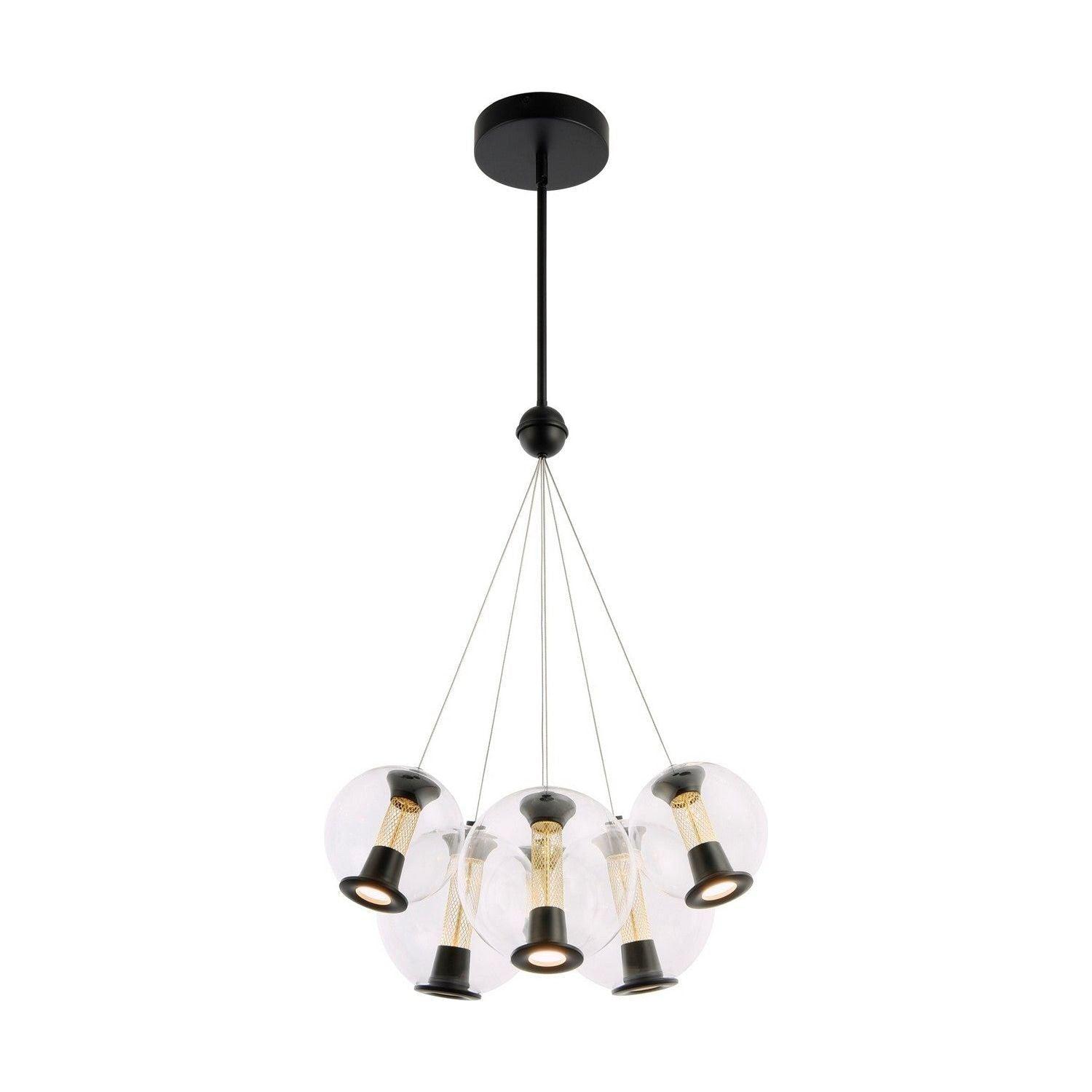 Artcraft Lighting - Arlo LED Chandelier - AC6846BK - Canada Light Shop