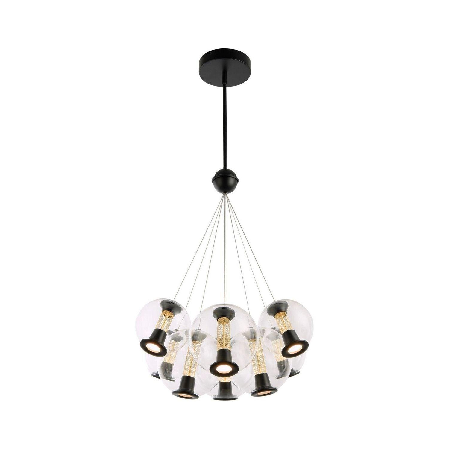 Artcraft Lighting - Arlo LED Chandelier - AC6848BK - Canada Light Shop