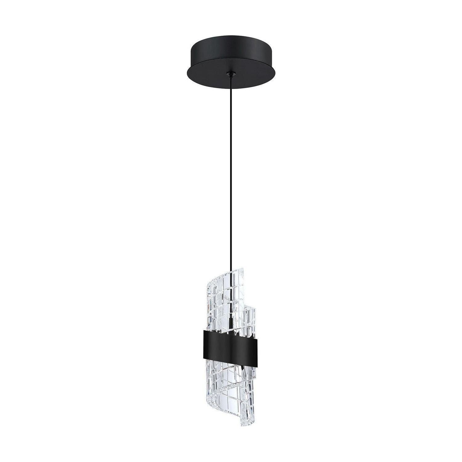 Kendal Lighting - Silhouettes LED Pendant - PF265-1LPE-BLK - Canada Light Shop
