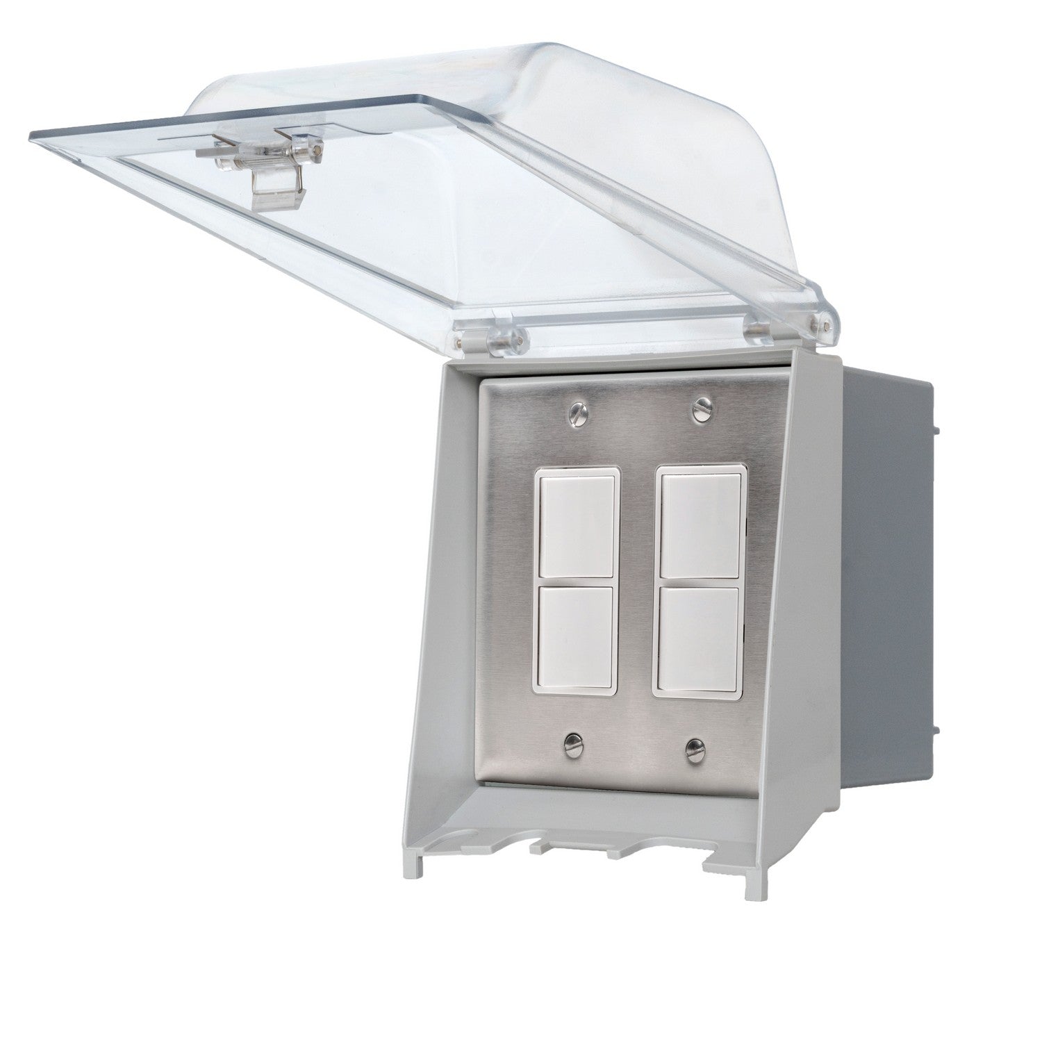 Eurofase Heating - EFDOWPS - DUAL DUPLEX SWITCH-SUR,WP,SS - Stainless Steel