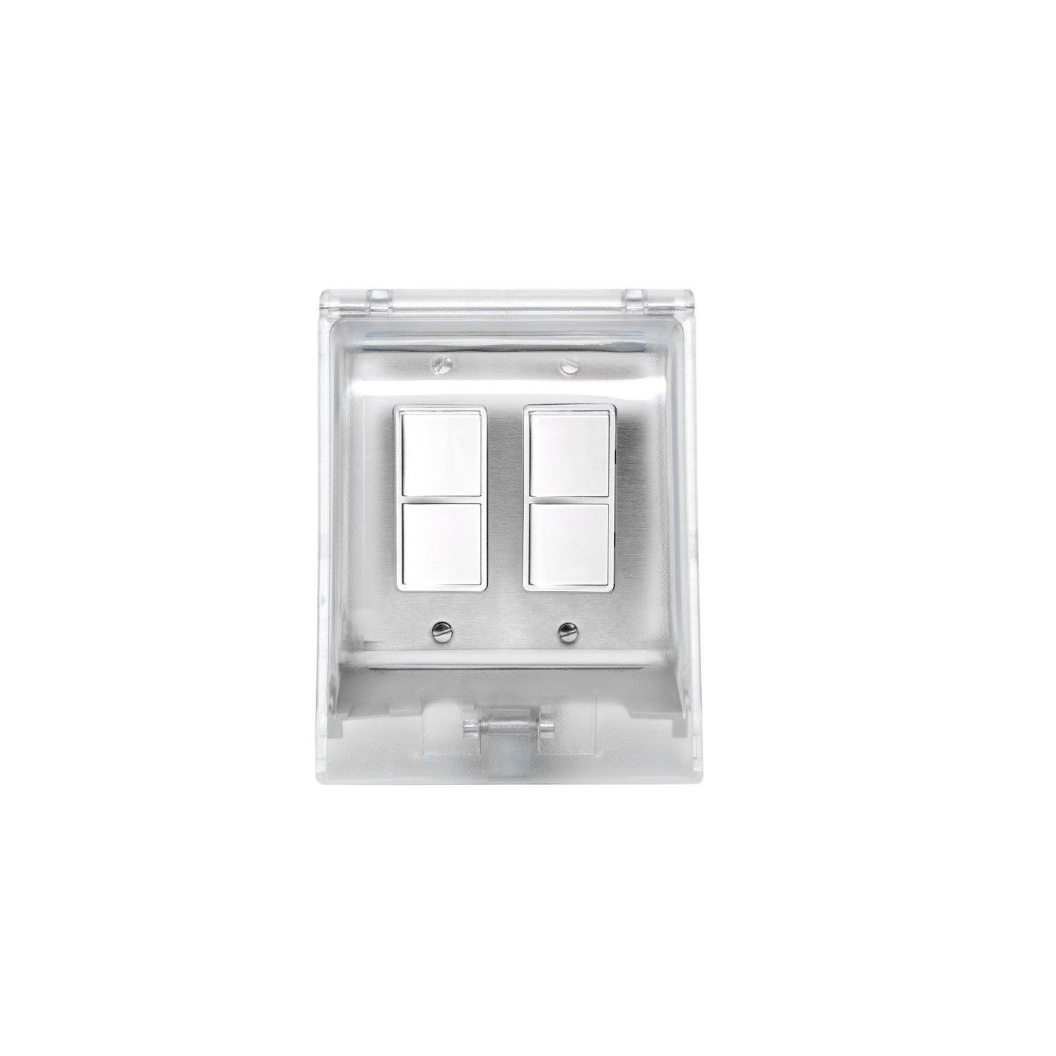 Eurofase - Dual Duplex Switch Weatherproof Flush Mount And Gang Box - EFDWWPS - Canada Light Shop