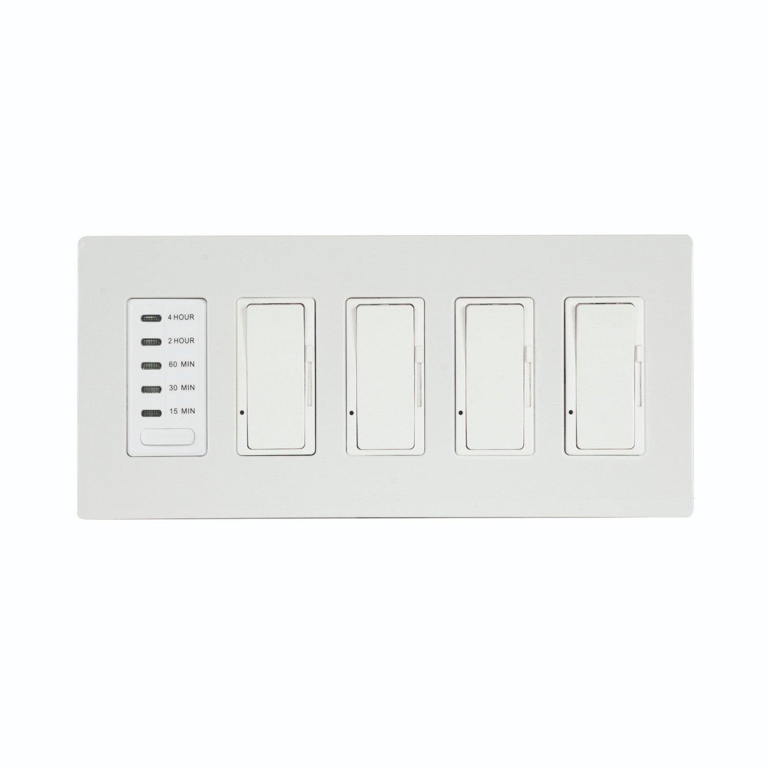 Eurofase - 4 Dimmer And 1 Timer For Use With Control Boxes - EFSWTD4 - Canada Light Shop