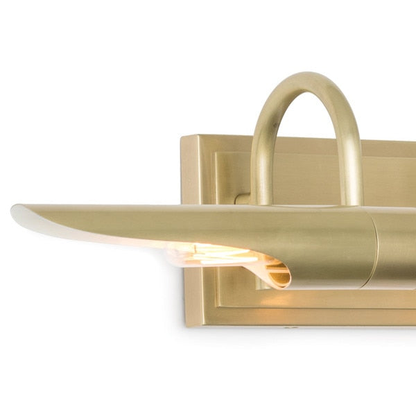 Regina Andrew 15-1057NB Redford Picture Light in Natural Brass Detail 2
