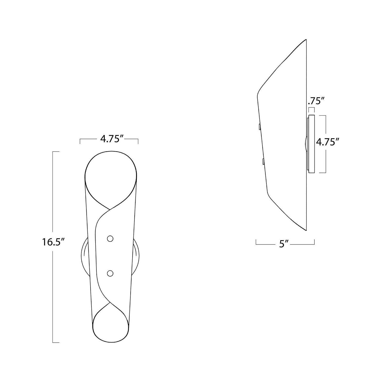 Regina Andrew - Vest Sconce - 15-1244BBNB - Canada Light Shop