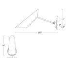 Regina Andrew - Vest Single Arm Sconce - 15-1249WTNB - Canada Light Shop