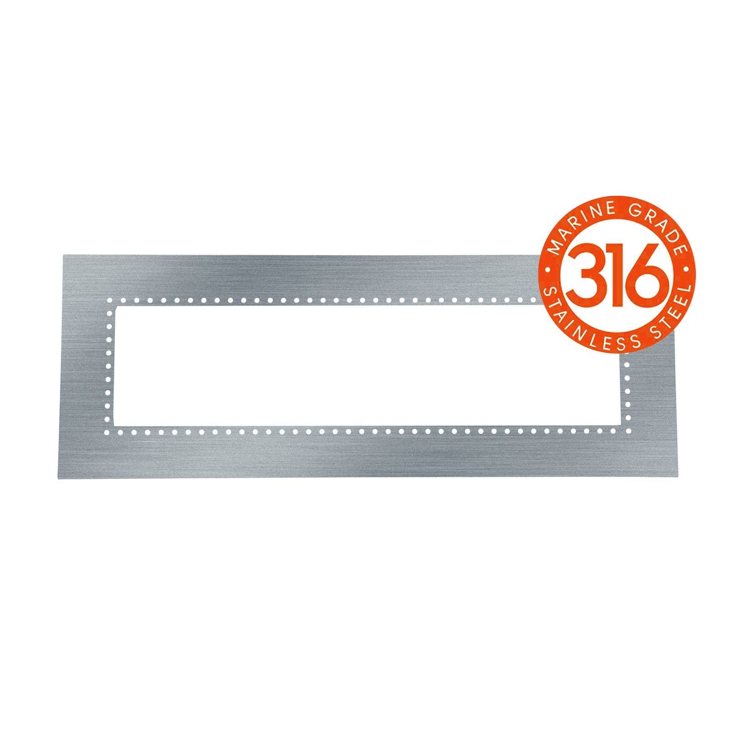 Eurofase Heating - EF39FMPFSMG - 39IN MG FLUSHMOUNT KIT, SS - FLUSH MOUNT KIT - Stainless Steel