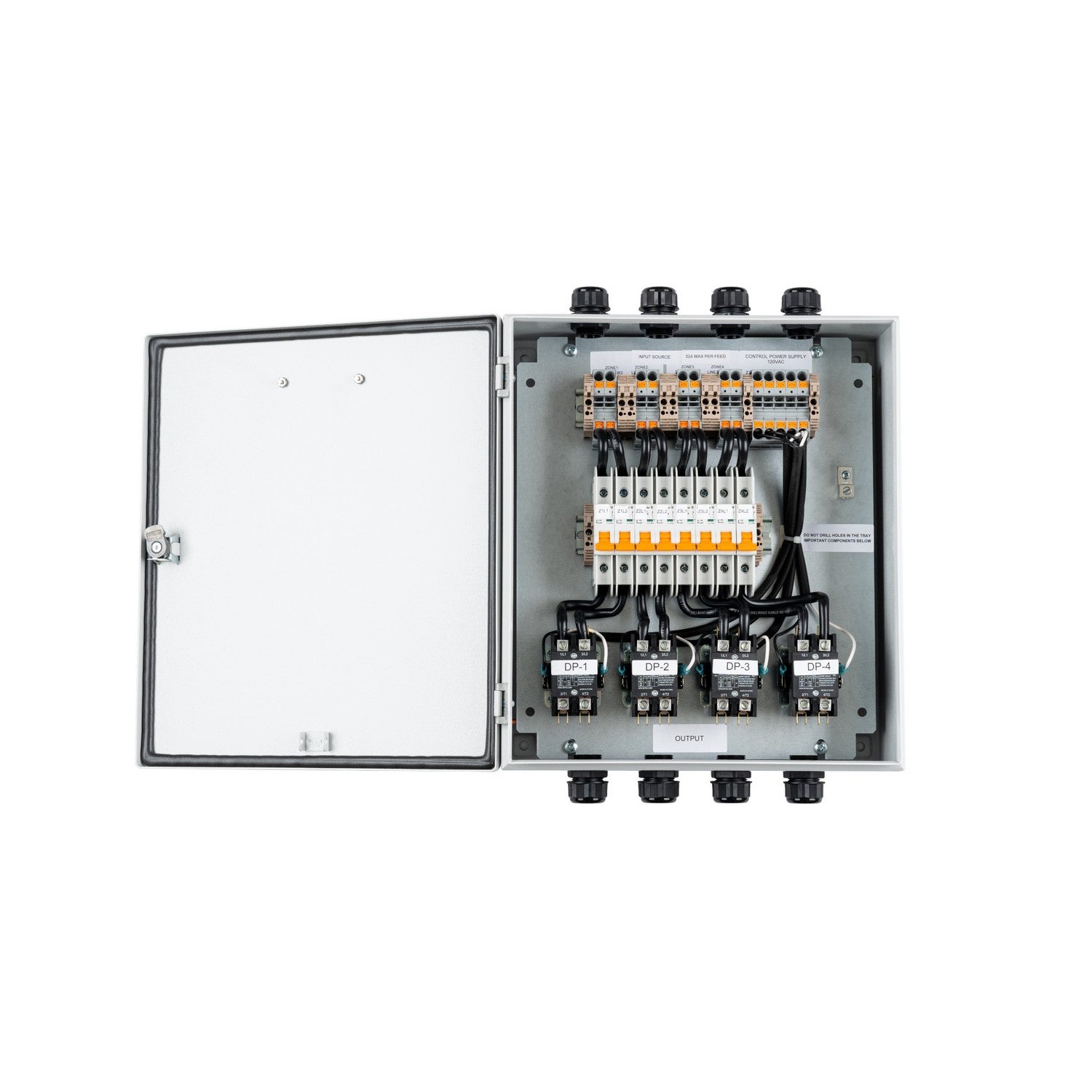 Eurofase Heating - EFCB24M2 - 120-240V 2 ZONE CONTACTOR MBOX - CONTROLS - Light Gray