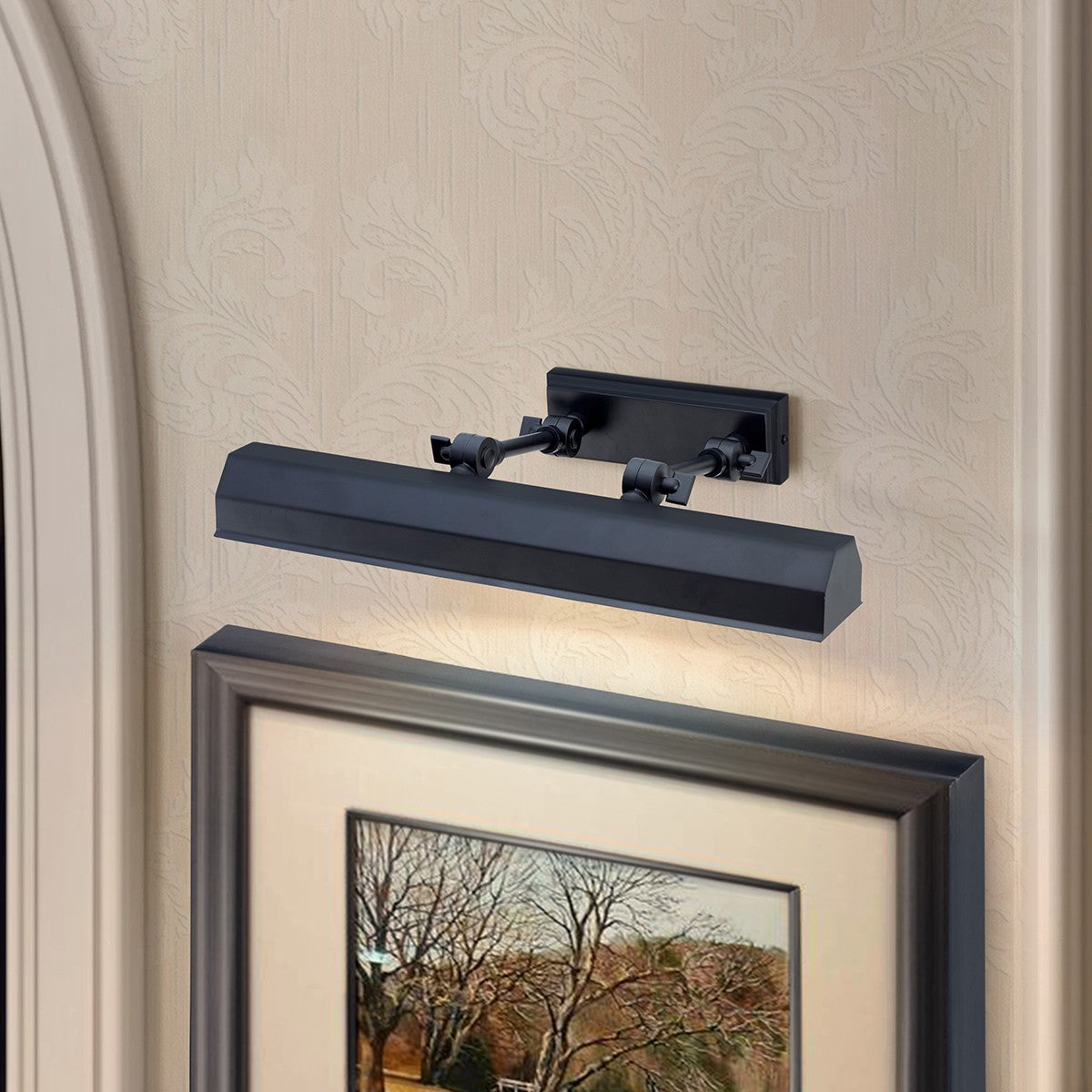 Lucas + McKearn - Chawton Picture Light - CHAWTONPLM-BK - Canada Light Shop