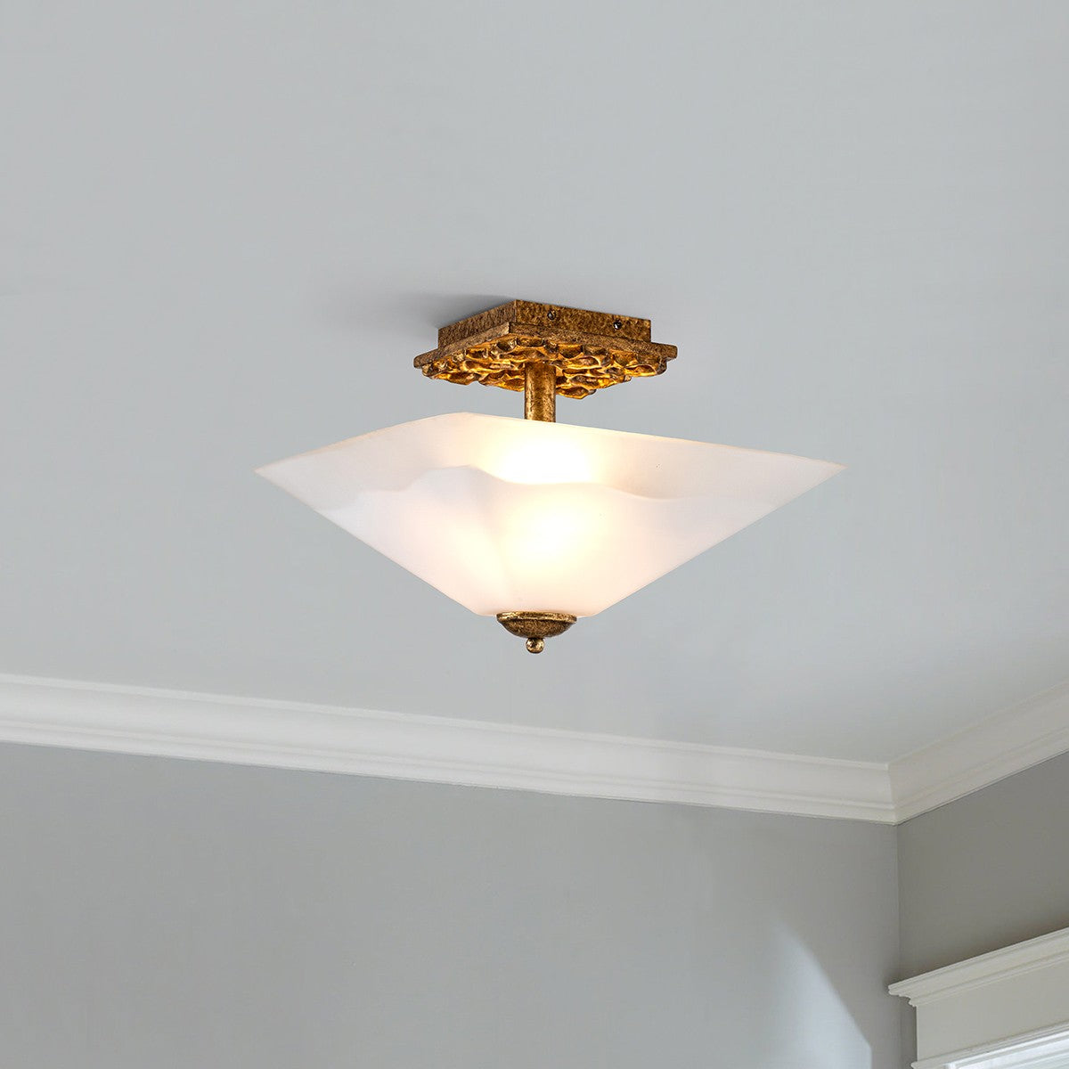 Lucas + McKearn - Star Flush Mount - FM1002G-2 - Canada Light Shop