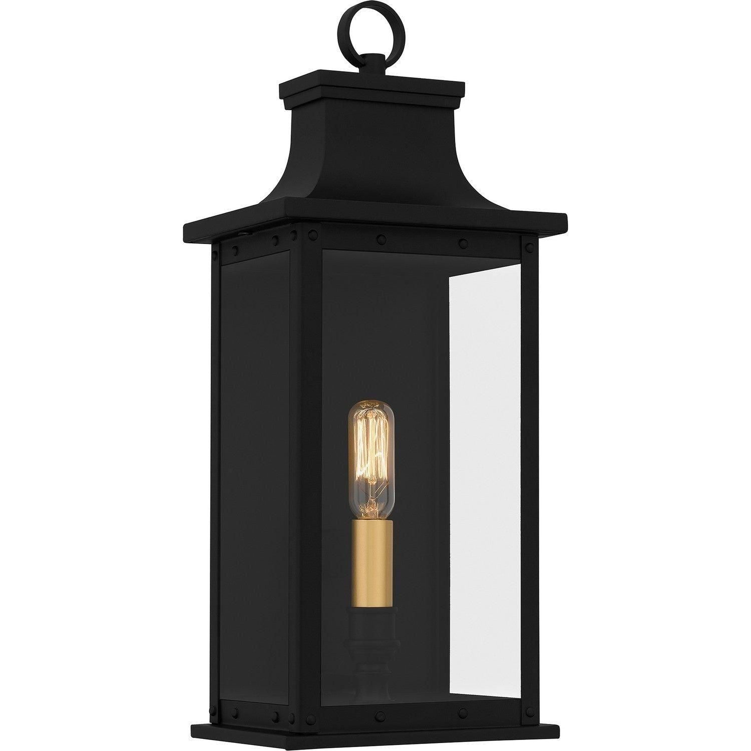 Quoizel - Abernathy Outdoor Wall Mount - ABY8407MBK - Canada Light Shop