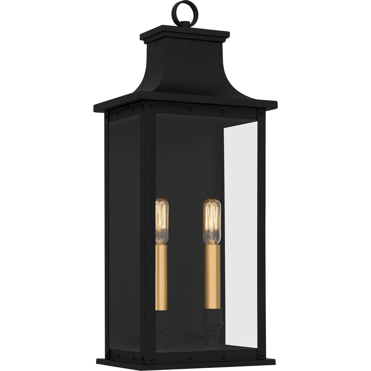 Quoizel - Abernathy Outdoor Wall Mount - ABY8408MBK - Canada Light Shop