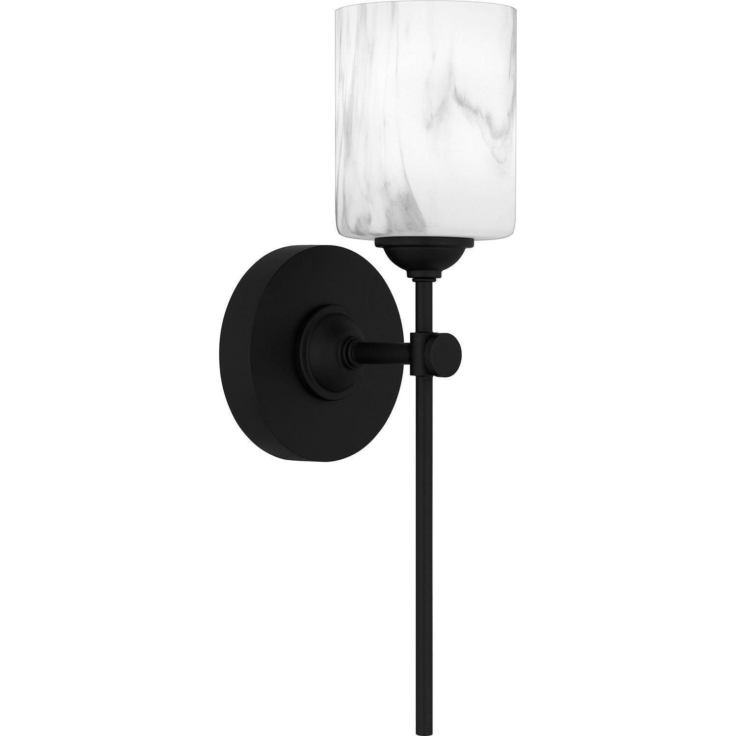 Quoizel - Aria Wall Sconce - ARI8605MBK - Canada Light Shop