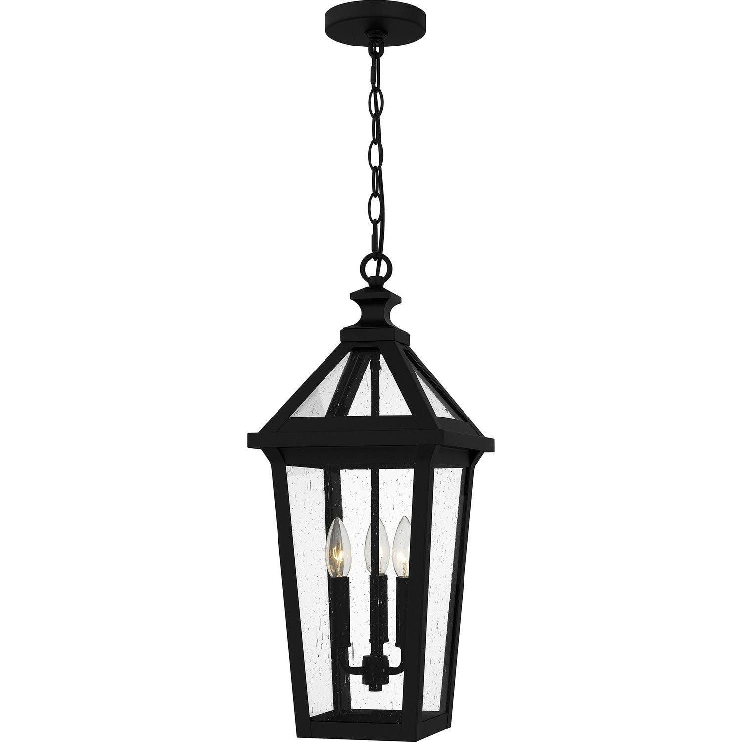 Quoizel - Boulevard Outdoor Hanging Lantern - BLV1909MBK - Canada Light Shop