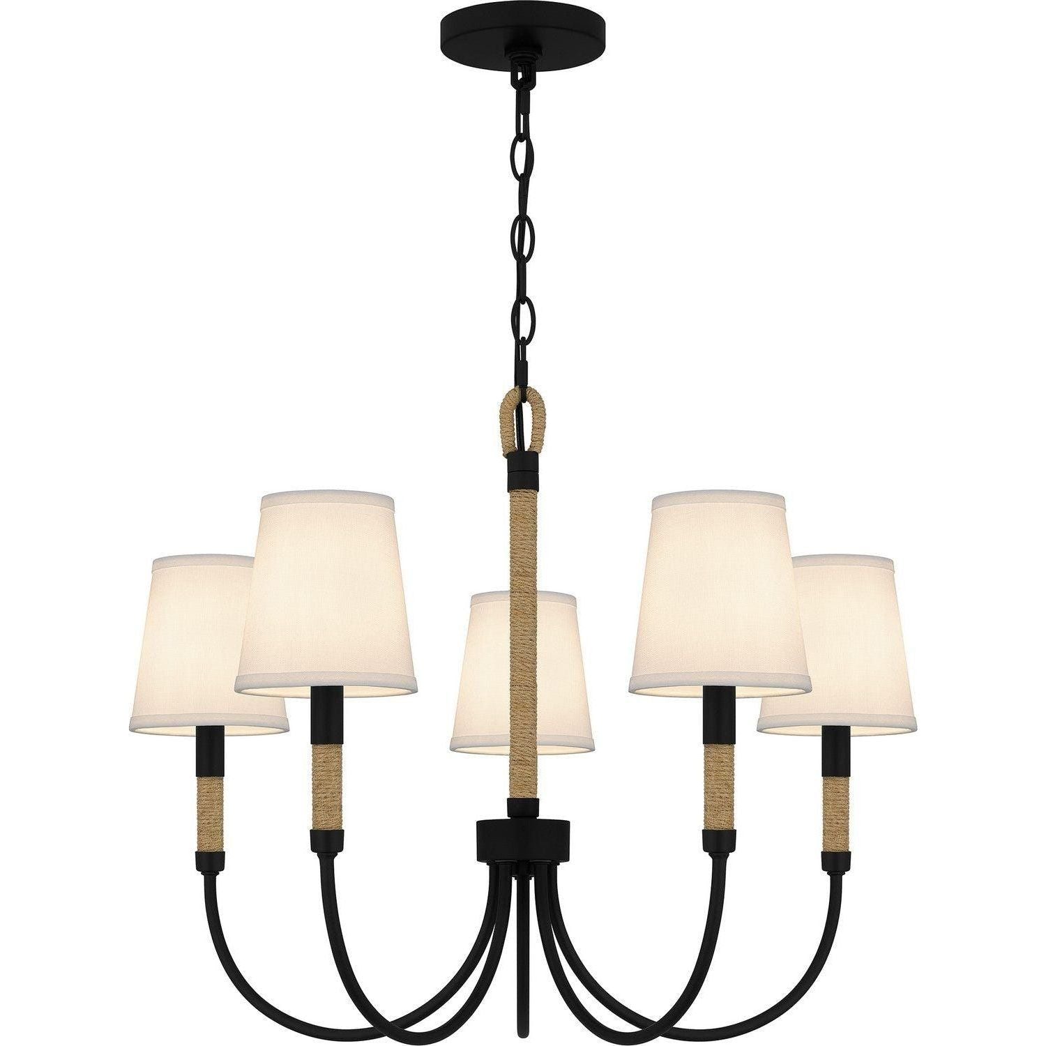 Quoizel - Bayside Chandelier - BYL5025MBK - Canada Light Shop