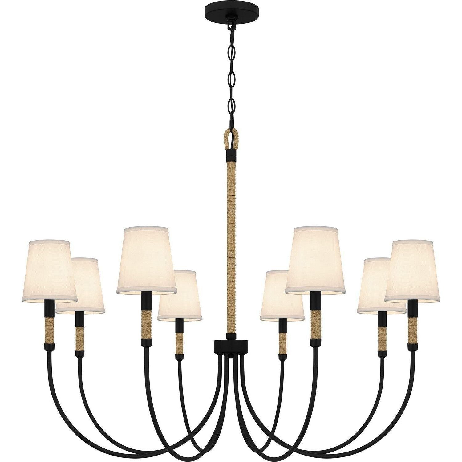 Quoizel - Bayside Chandelier - BYL5039MBK - Canada Light Shop