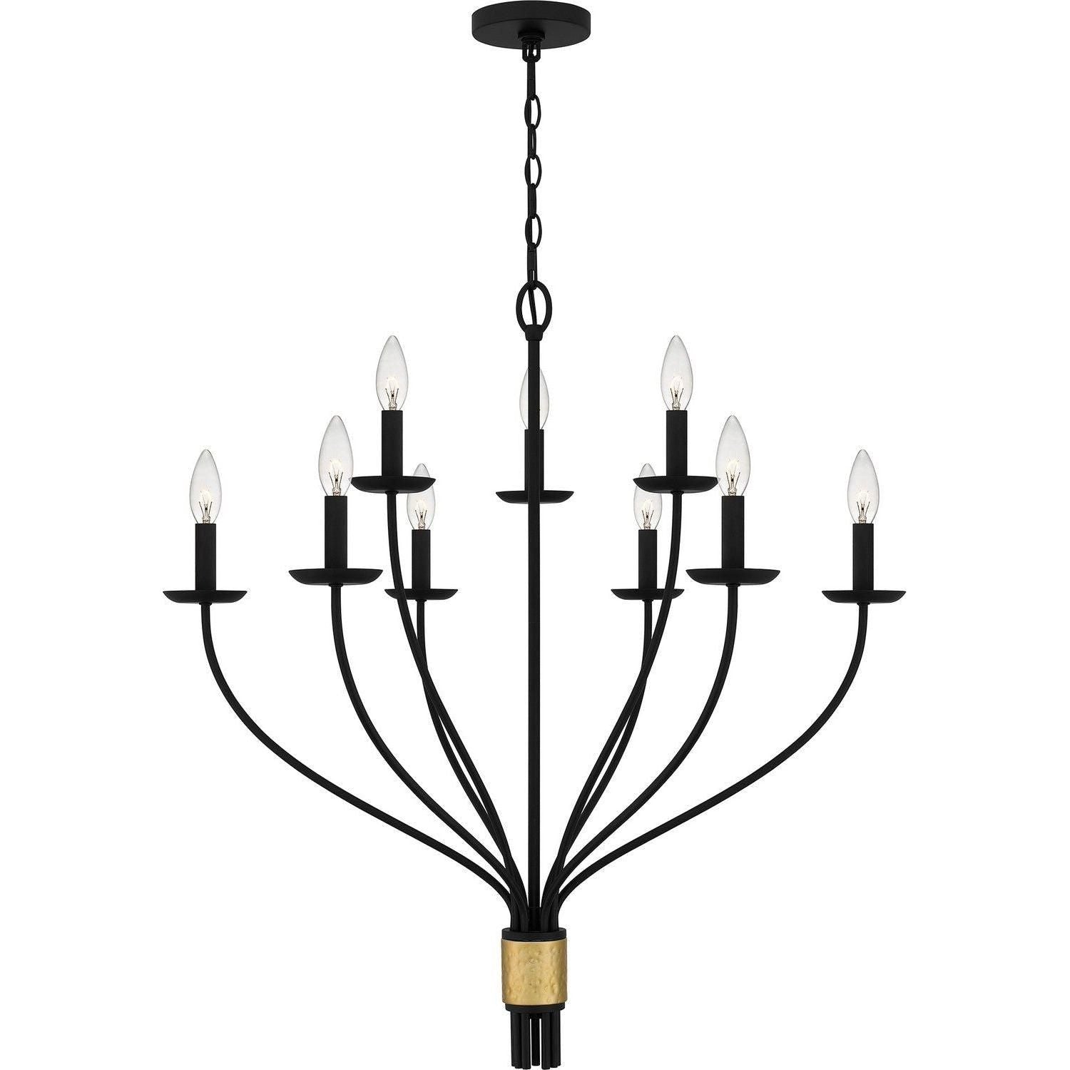 Quoizel - Margaret Chandelier - MAG5032MBK - Canada Light Shop