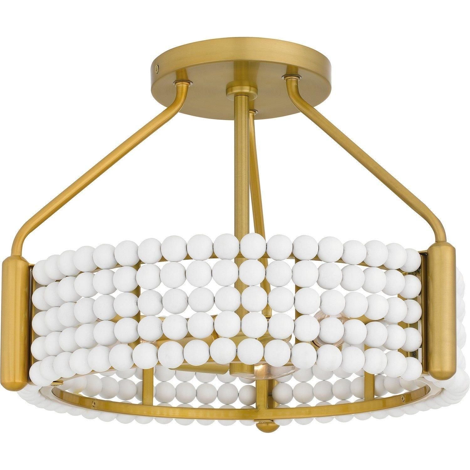 Quoizel - Molly Semi Flush Mount - MOL1716BRG - Canada Light Shop