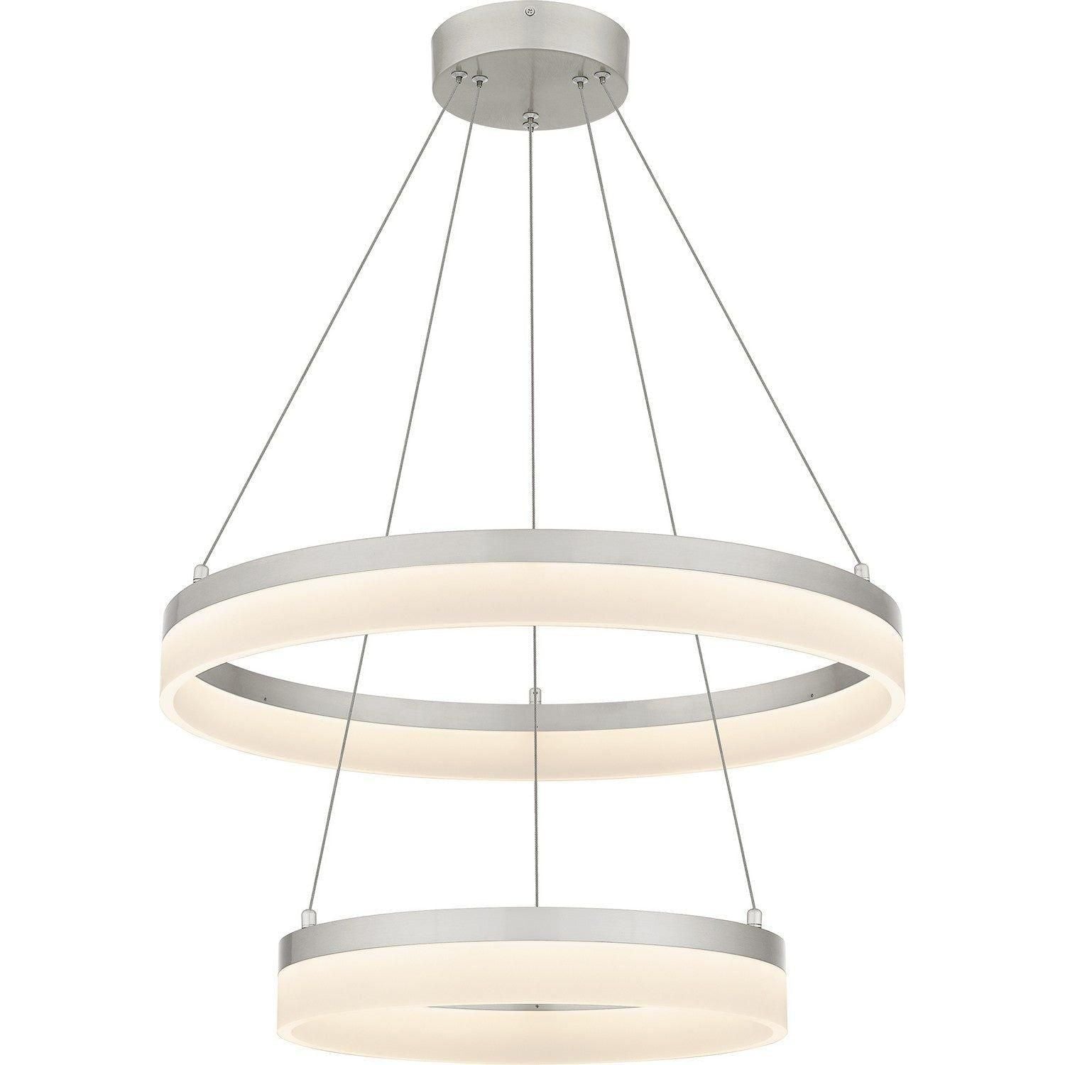 Quoizel - Cohen Two-Tier LED Pendant - PCOH2924BN - Canada Light Shop