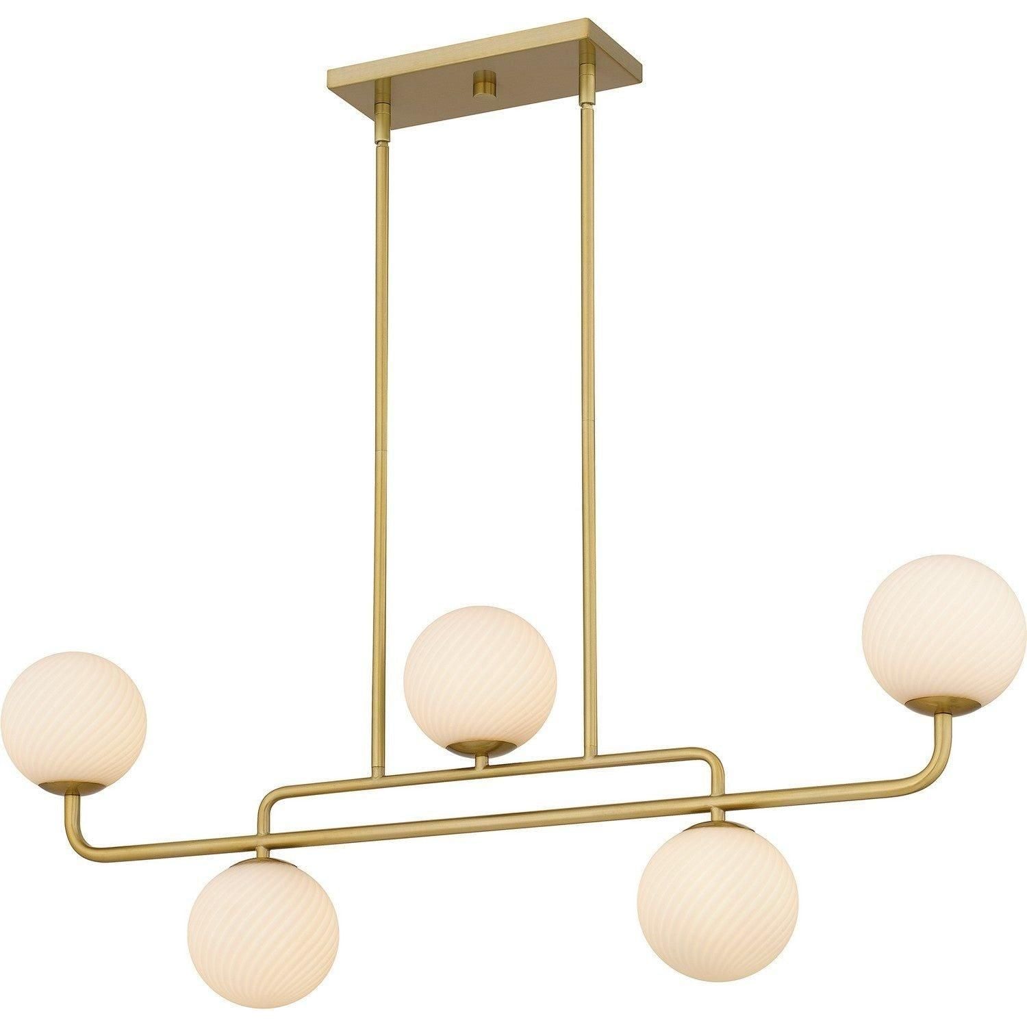 Quoizel - Regis Linear Chandelier - RGS540BRG - Canada Light Shop
