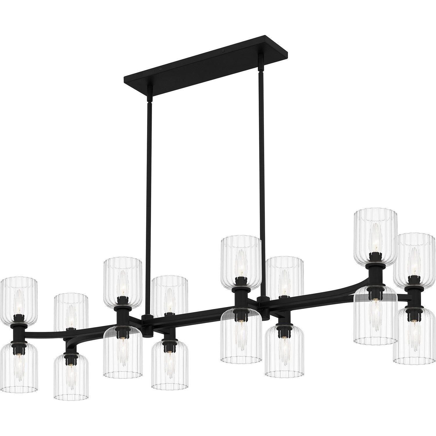 Quoizel - Ramada Linear Chandelier - RMD846MBK - Canada Light Shop