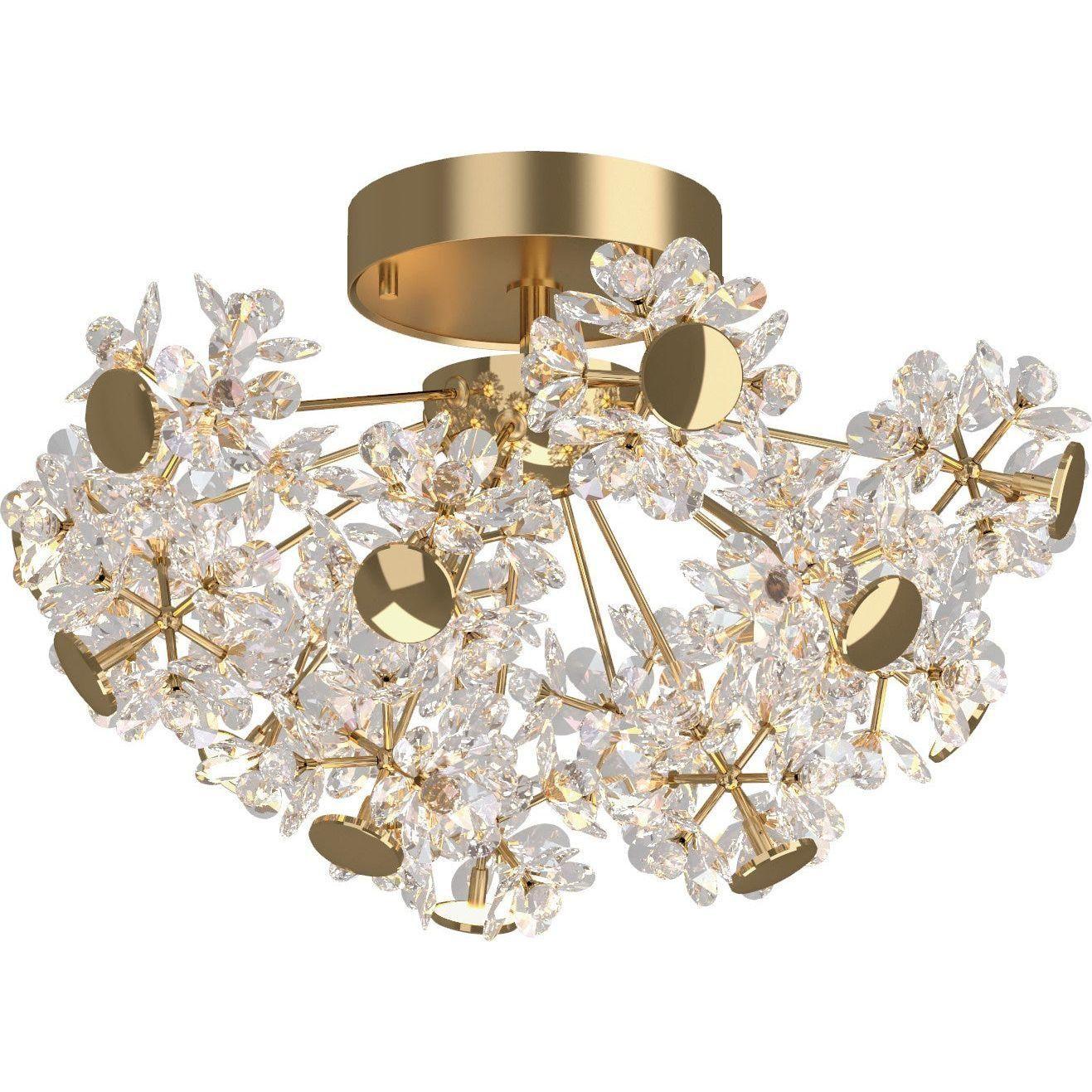 PageOne Lighting - Senna LED Flush Mount - PC111357-PB - Canada Light Shop