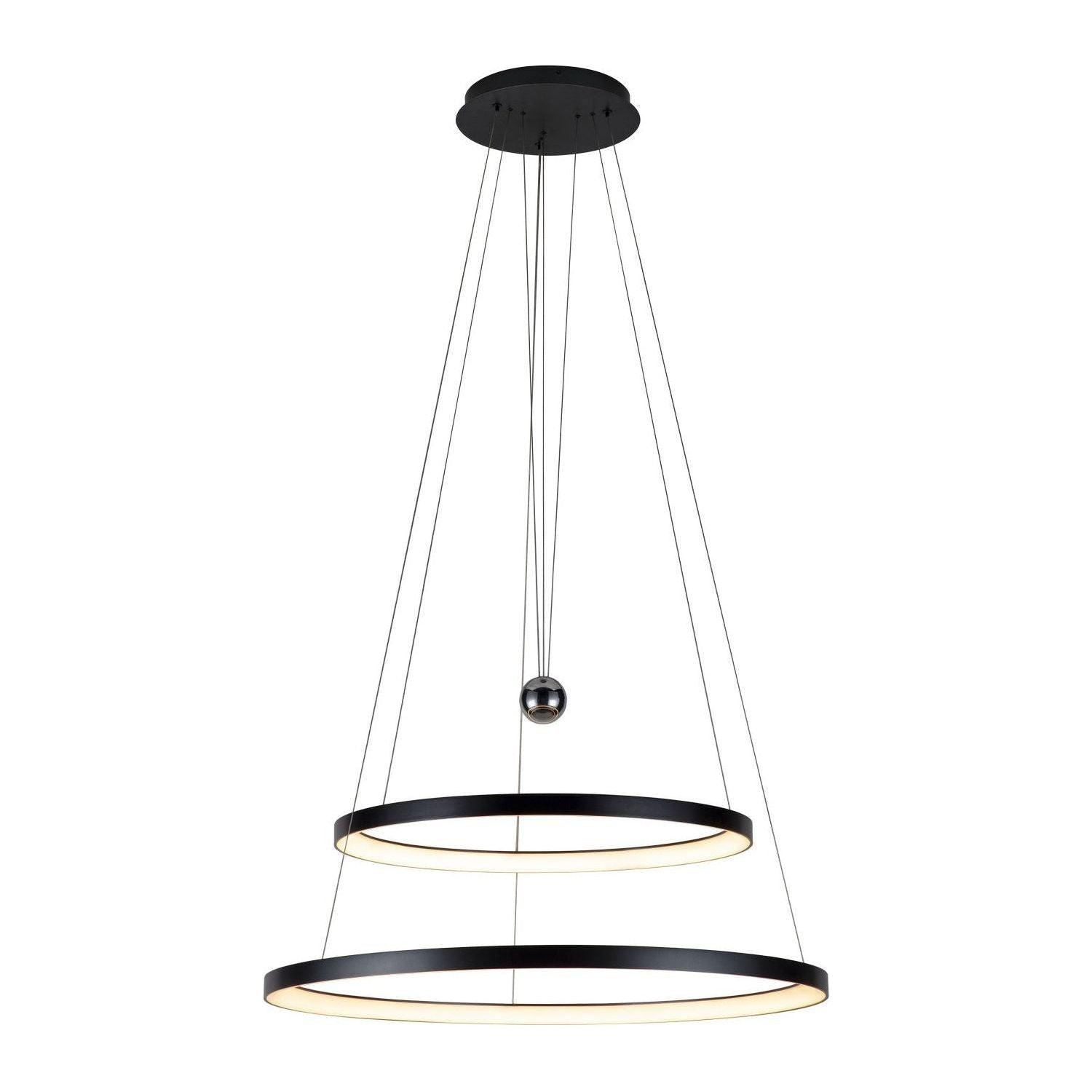 PageOne Lighting - Cosima LED Pendant - PP121548-BK - Canada Light Shop