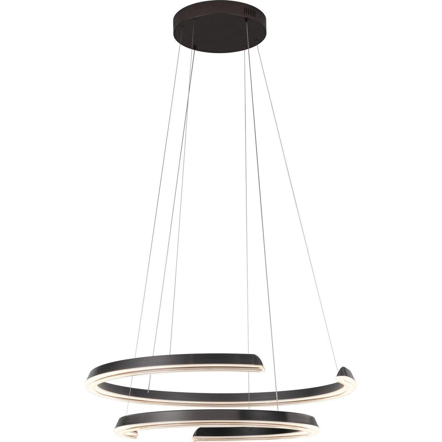 PageOne Lighting - Solaire LED Chandelier - PP121826-SDG - Canada Light Shop