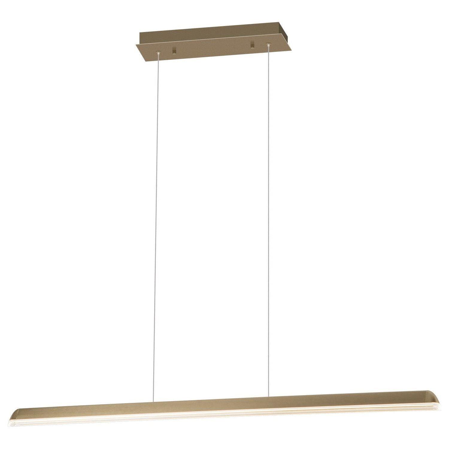 PageOne Lighting - Solaire LED Linear Pendant - PP121828-SAB - Canada Light Shop
