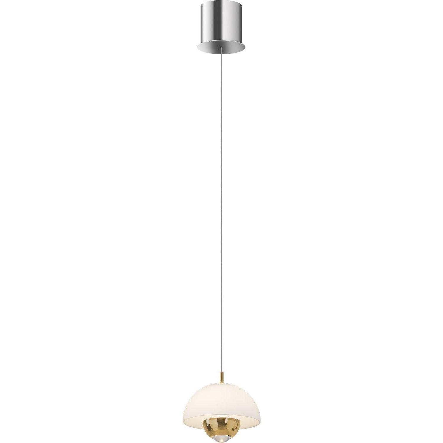 PageOne Lighting - Andoria LED Pendant - PP121931-PB/FW - Canada Light Shop