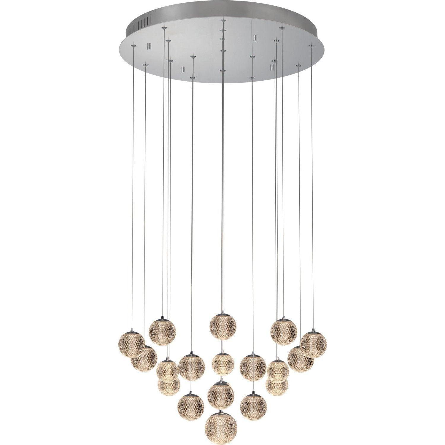PageOne Lighting - Meissa LED Chandelier - PP121969-CM - Canada Light Shop