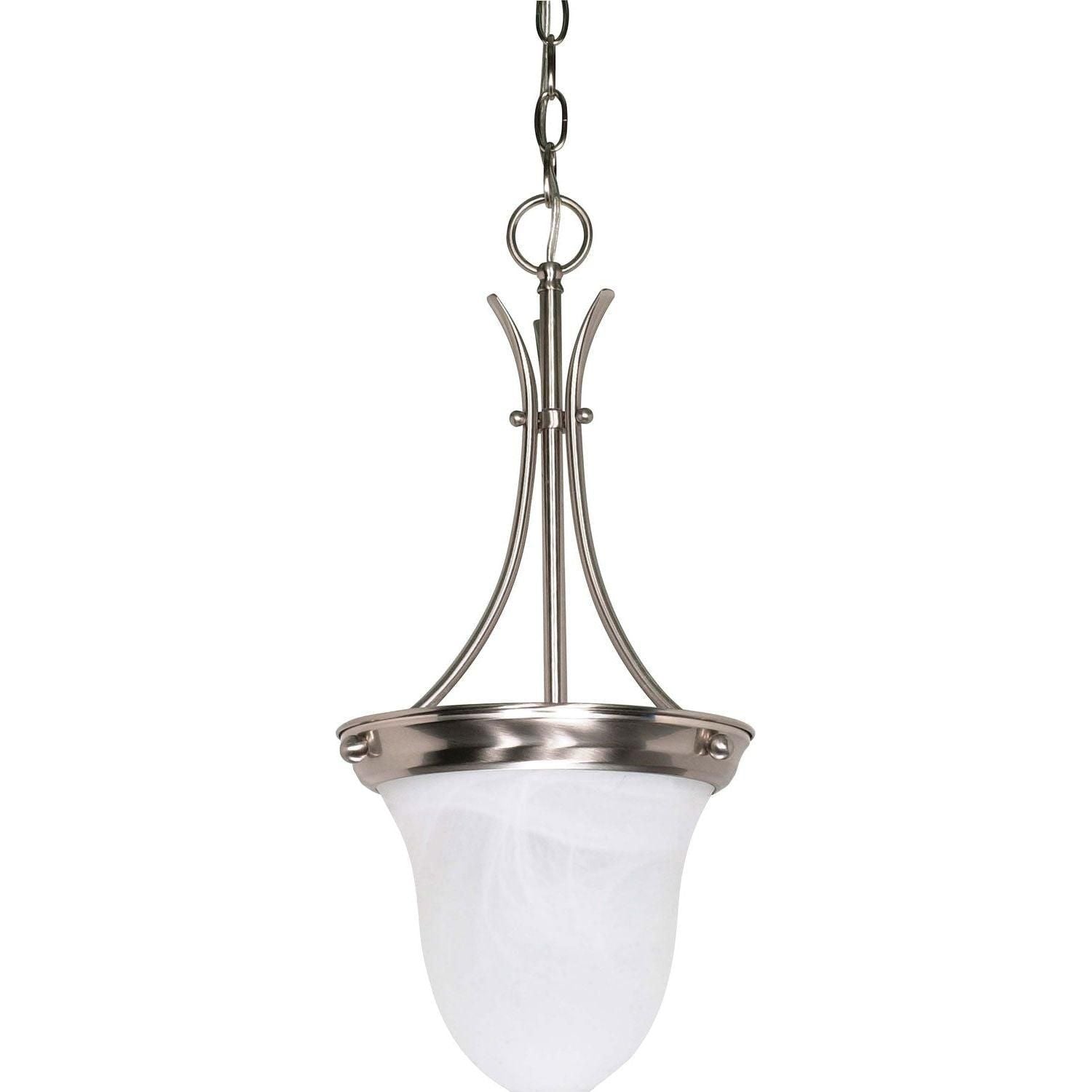 Nuvo Lighting - Alabaster Glass Bell Pendant - 60-394 - Canada Light Shop