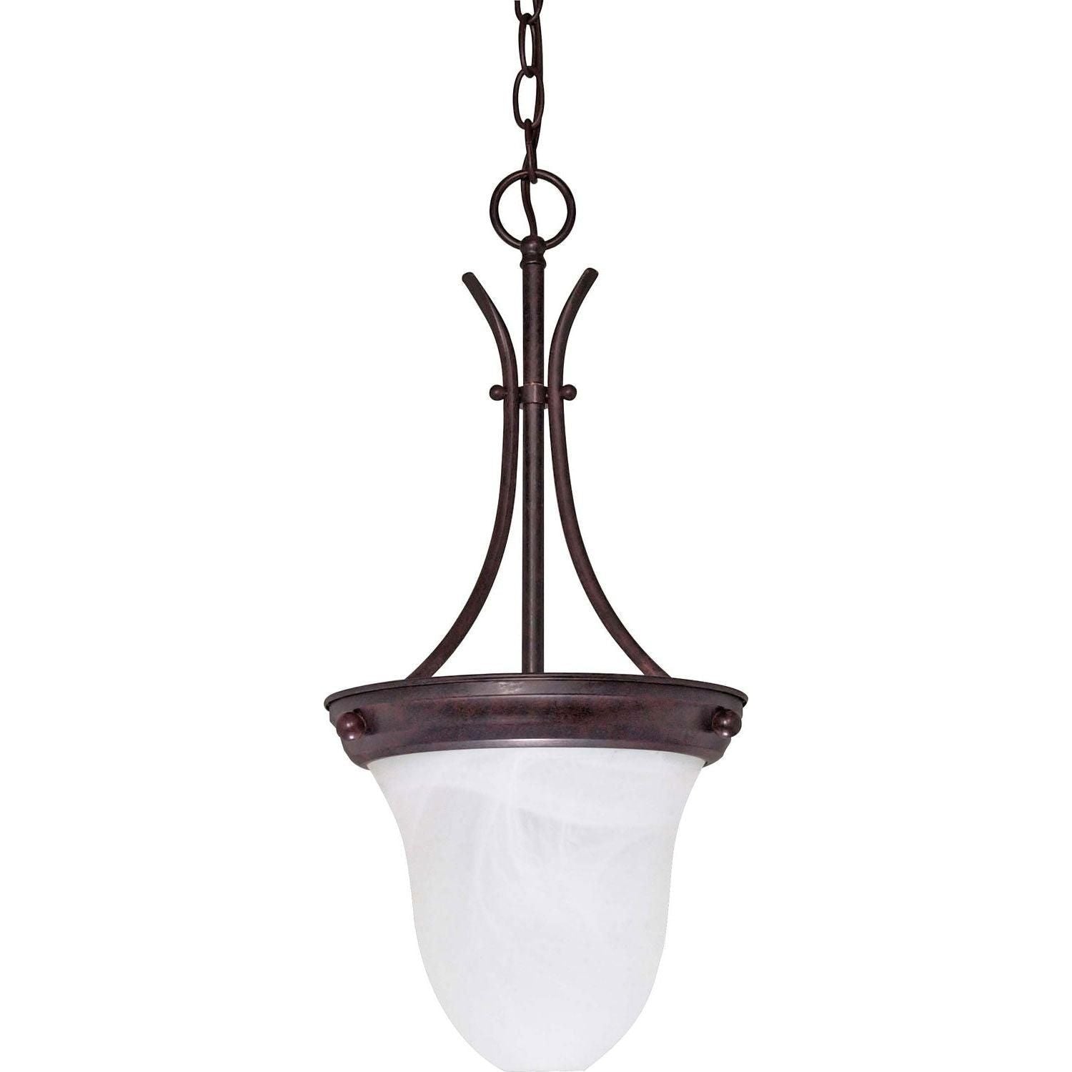 Nuvo Lighting - Alabaster Glass Bell Pendant - 60-395 - Canada Light Shop