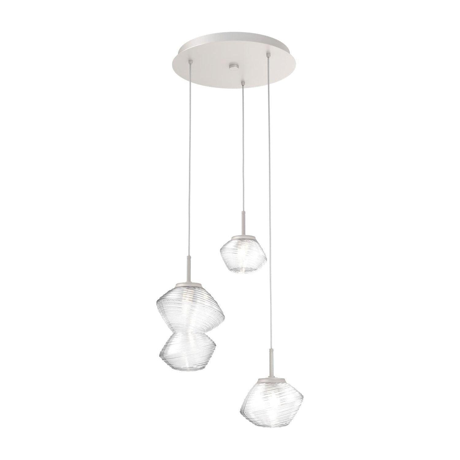 Hammerton Studio - Mesa 3 Light Multi-Light Pendant - CHB0089-03-BS-C-C01-L1 - Canada Light Shop