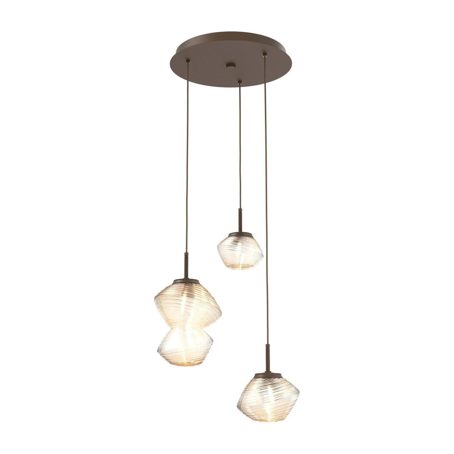 Hammerton Studio - Mesa 3 Light Multi-Light Pendant - CHB0089-03-FB-A-C01-L3 - Canada Light Shop