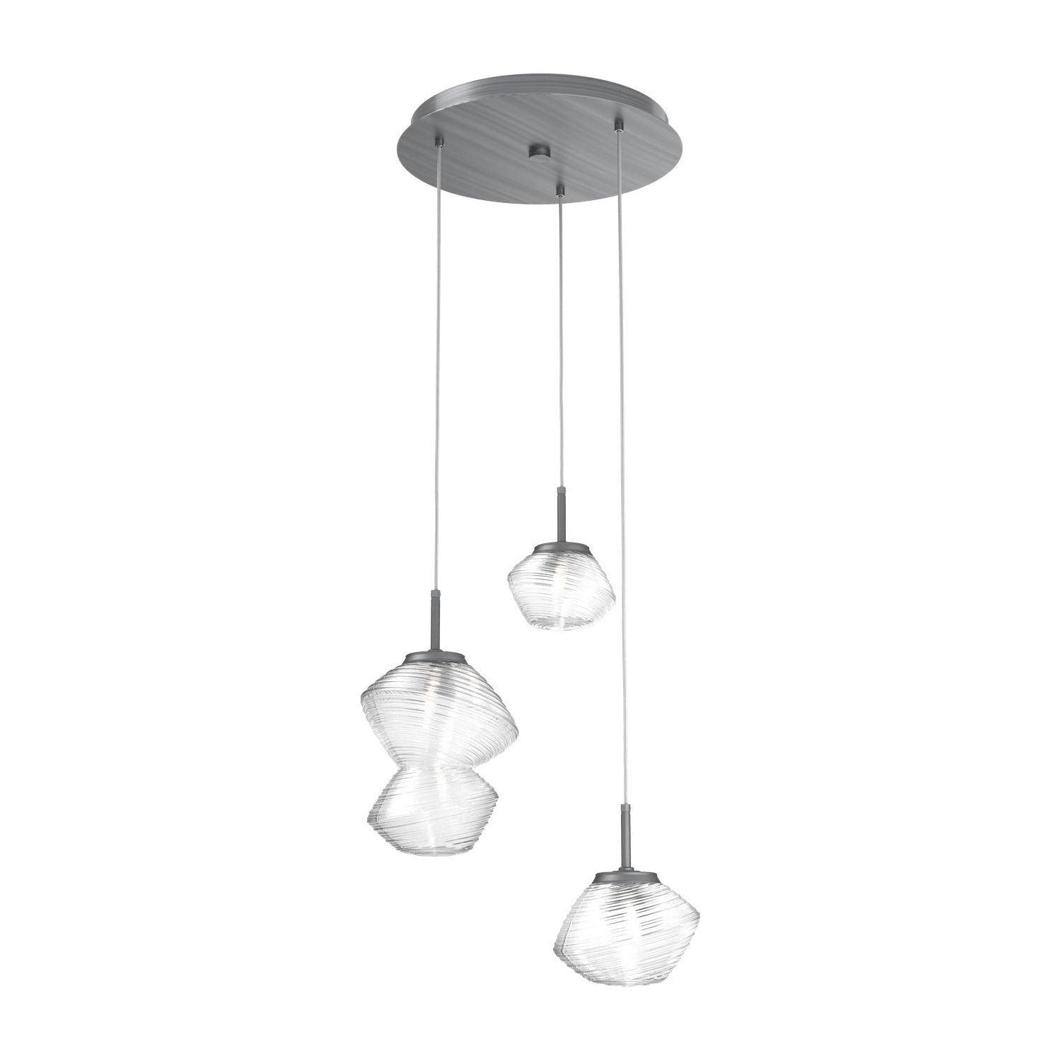 Hammerton Studio - Mesa 3 Light Multi-Light Pendant - CHB0089-03-GM-C-C01-L1 - Canada Light Shop